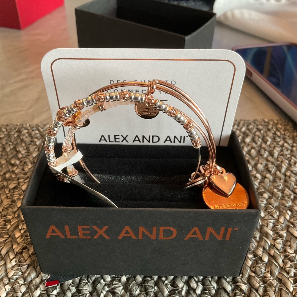 Alex and ani bracelet set nwt